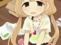 吃瓜少女萌图片动漫