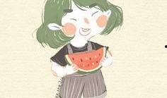 吃瓜少女英文,Unveiling the World of Gossipy Glam: A Journey into the Life of the Modern 'Eating Watermelon' Girl